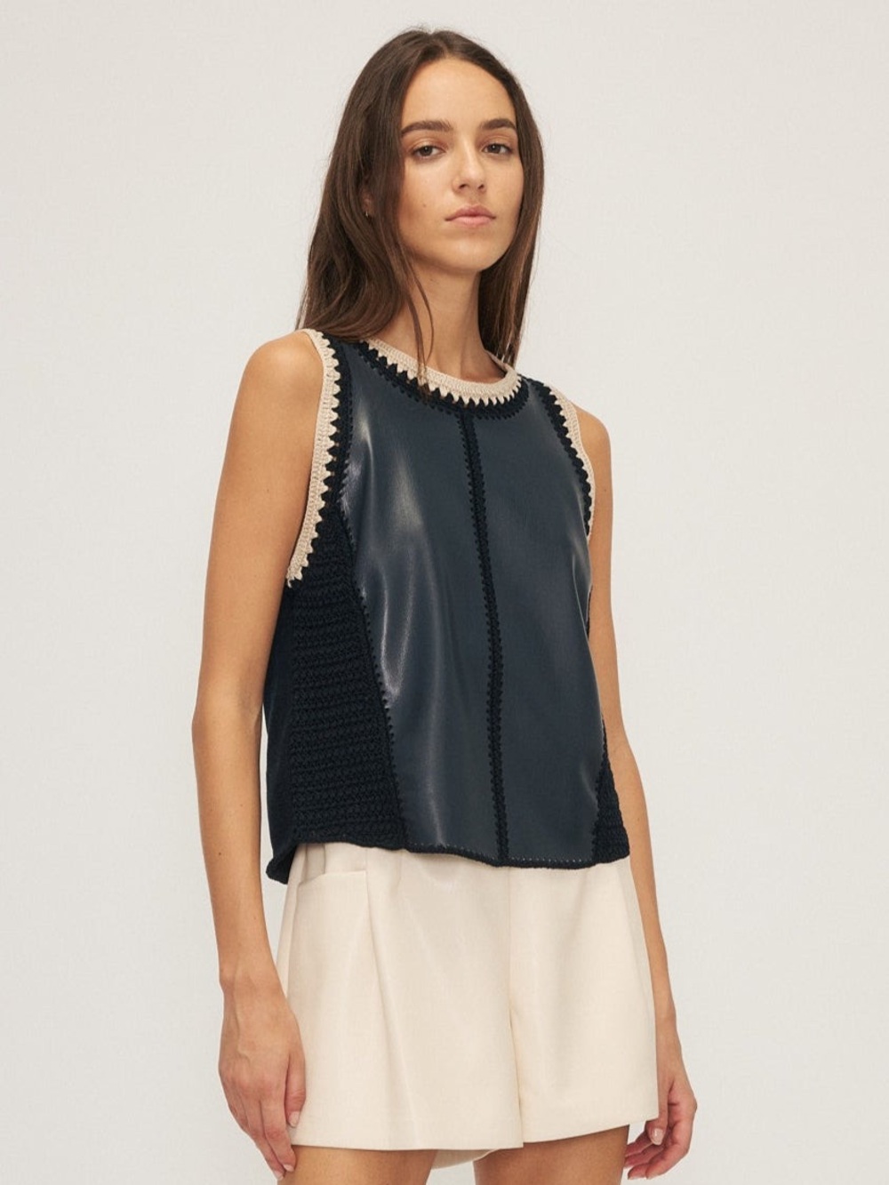 Melissa Nepton Naru Tank Top Navy size Medium